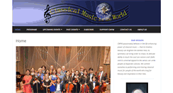 Desktop Screenshot of classicalmusicfortheworld.org